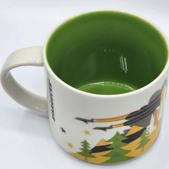 Starbucks COLORADO Mug You Are Here Campsite Air Force Coffee Cup Souvenir - Picture 3 of 6